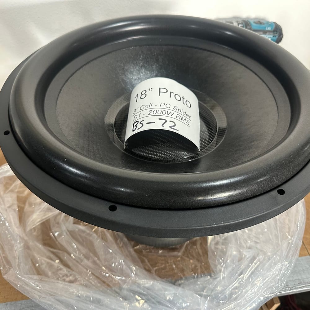 18" D1 Subwoofer Prototype - 2000W RMS - BS-72