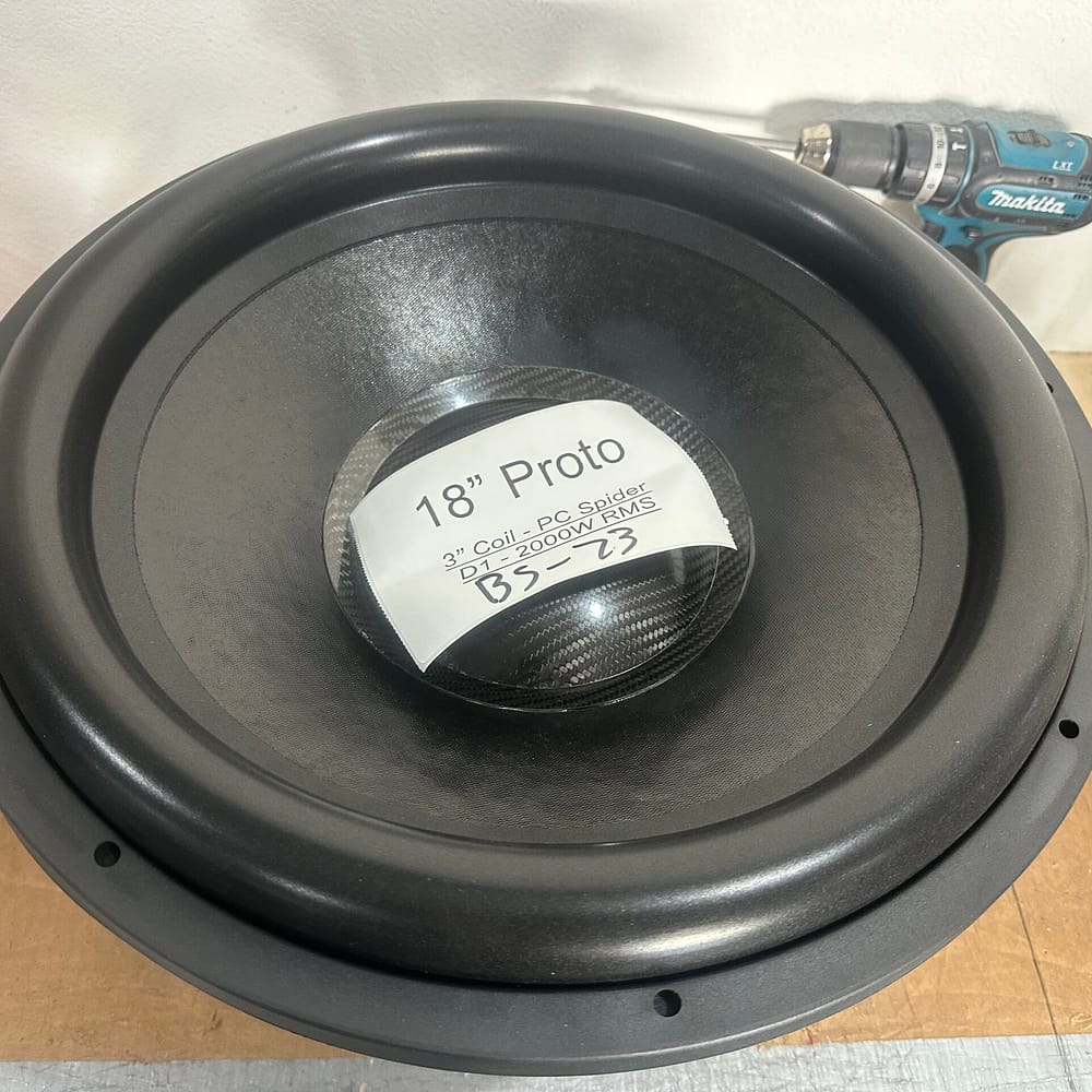18" D1 Subwoofer Prototype - 2000W RMS - BS-73