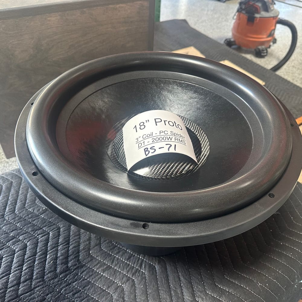 18" D1 Subwoofer Prototype - 2000W RMS - BS-71