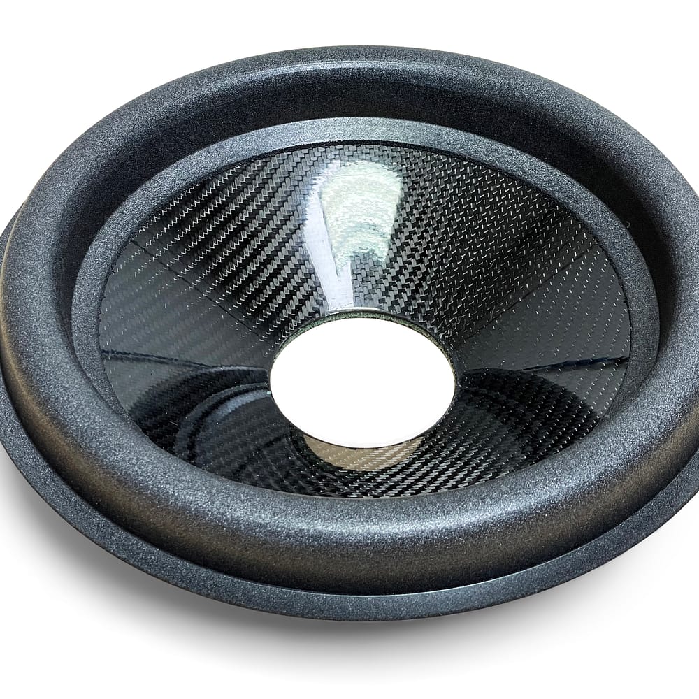 12″ Carbon Fiber Subwoofer Cone - Big Roll - 3″ Opening