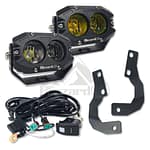 2010-2022 Toyota 4Runner Hood Mount 4" 60w PERF4030 A-Pillar Light Kit