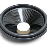 15″ Carbon Fiber Subwoofer Cone - U Roll - 4″ Opening