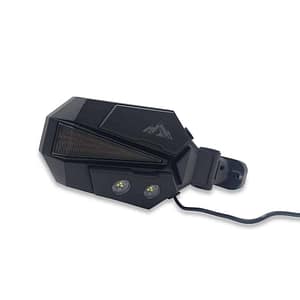 Universal ATV/UTV Side Mirrors with Turn Signals and Flood Lights - Image 2