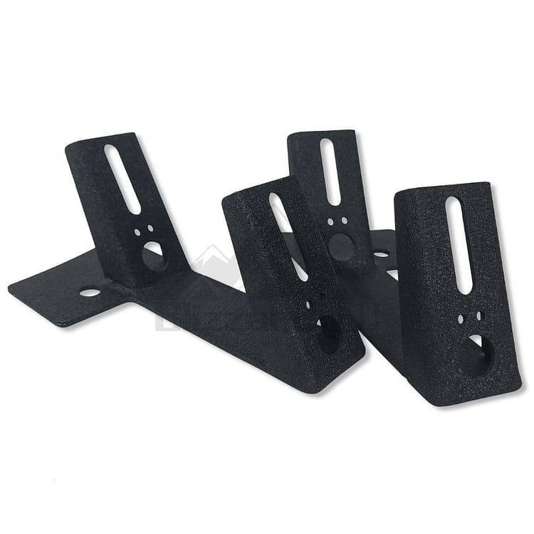 0717JEEPWRANGLERJKAPILLARDUAL-1 2007-2017 Jeep Wrangler JK A-Pillar Dual Spotlight Bracket