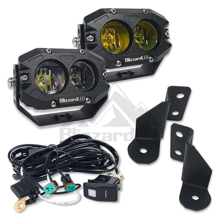 2013-2022 Polaris Ranger PERF4030 A-Pillar Kit 2013-2022 Polaris Ranger 4" 60w PERF4030 A-Pillar Light Kit