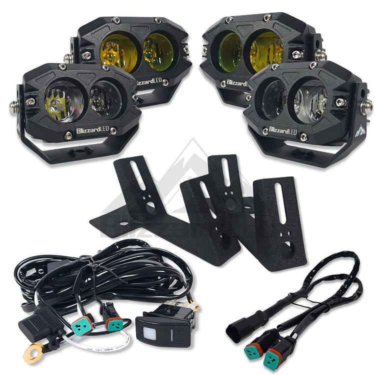 2007-2017 Jeep Wrangler JK PERF4030 Dual A-Pillar Kit 2007-2017 Jeep Wrangler JK 4" 120w A-Pillar Dual Pod Light Kit