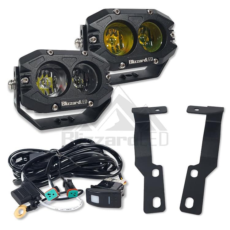 2005-2015 Toyota Tacoma PERF4030 A-Pillar Kit 2005-2015 Toyota Tacoma 3" 60w PERF4030 Hood Mount A-Pillar Light Kit