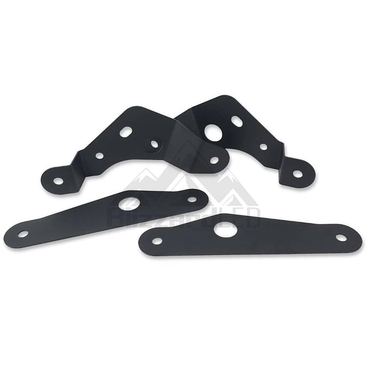 2122FORDBRONCOAPILLARDUAL 2021-2022 Ford Bronco A-Pillar Dual Spotlight Bracket