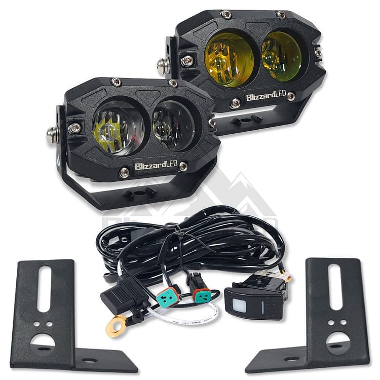 2007-2017 Jeep Wrangler JK PERF4030 A-Pillar Kit 2007-2017 Jeep Wrangler JK 4" 60w PERF4030 A-Pillar Light Kit