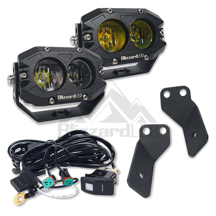 2016-2022 Yamaha YXZ 1000R PERF4030 A-Pillar Kit 2016-2022 Yamaha YXZ 1000R 4" 60w PERF4030 A-Pillar Light Kit
