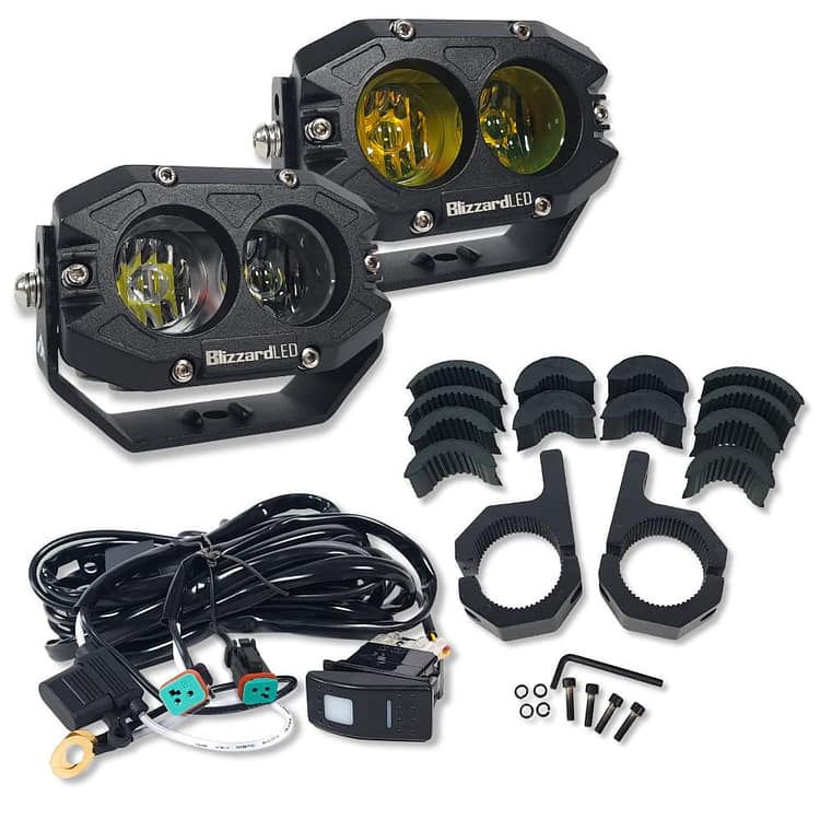 Kits Universal 1″ – 2″ Pipe Clamp Mount 3" 80w PERF3040 Light Kit